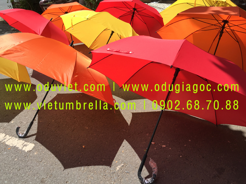 xưởng sản xuất ô dù cầm tay in logo quảng cáo